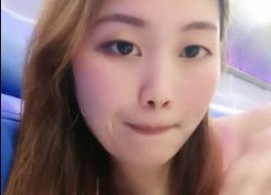 妹子和老公家里直播