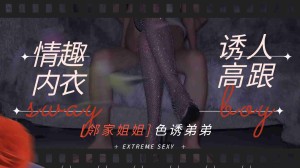 邻家姐姐-情趣内衣诱人高跟勾引弟弟做爱的!